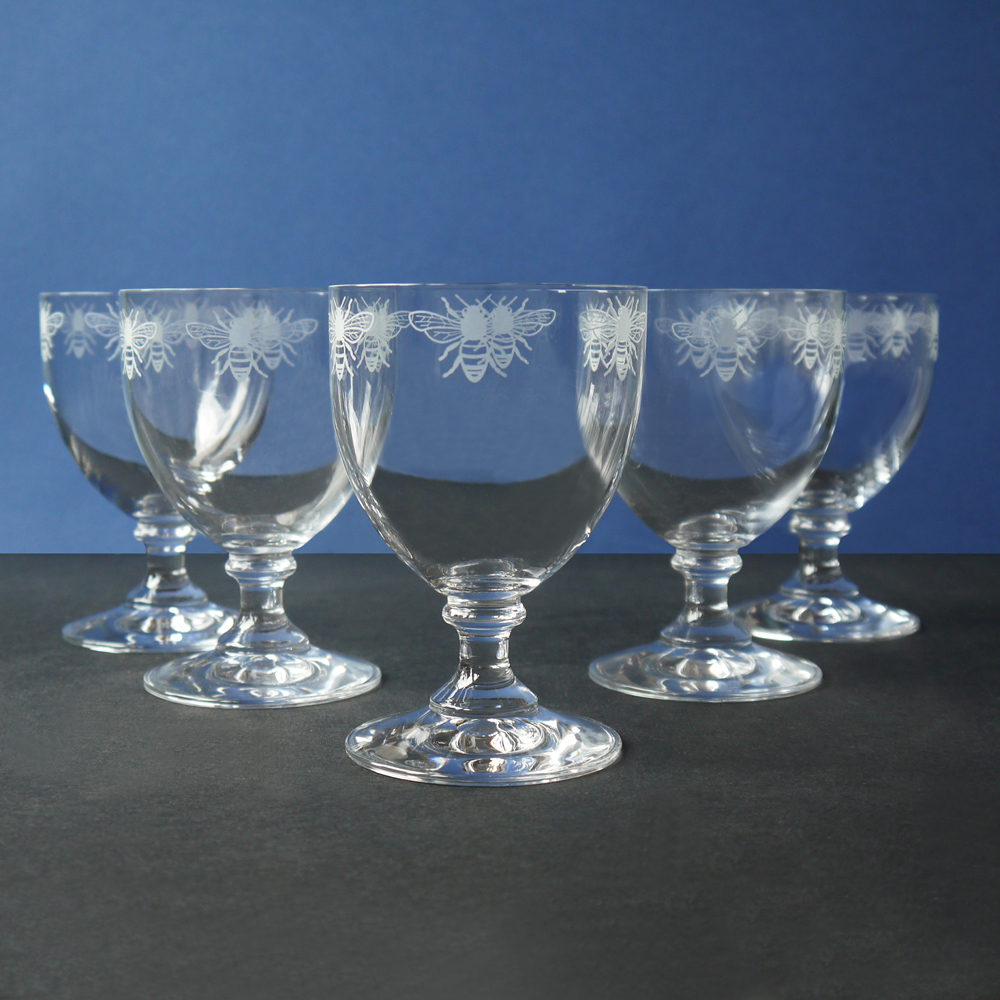 Marylebone Bee Wine Glasses